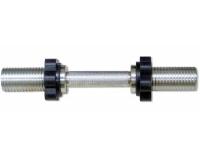 Гриф MB BARBELL гантельный (хромированный) 390 мм / диаметр 50 мм